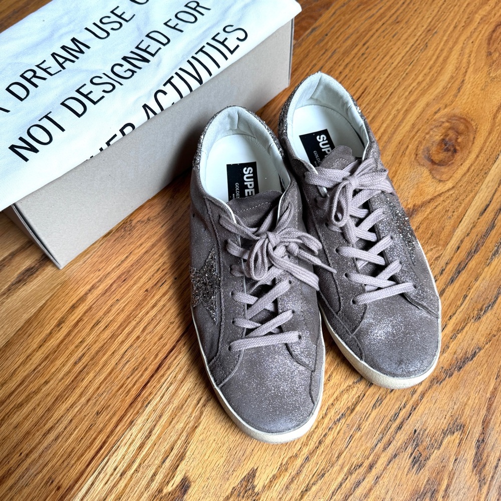 Golden Goose Superstar Glitter Sneaker - Picture 3 of 9